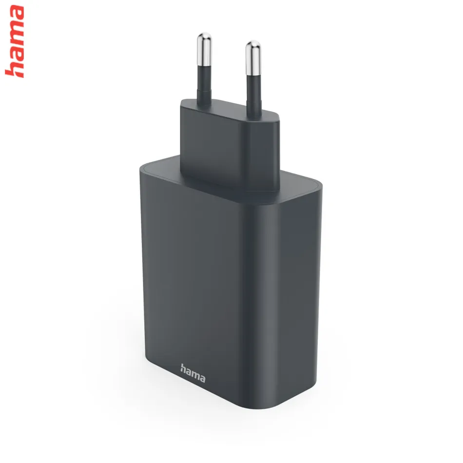 Hama Rýchla USB Nabíjačka 2x USB-C + USB-A, PD/QC, 65 W, Ecosential  