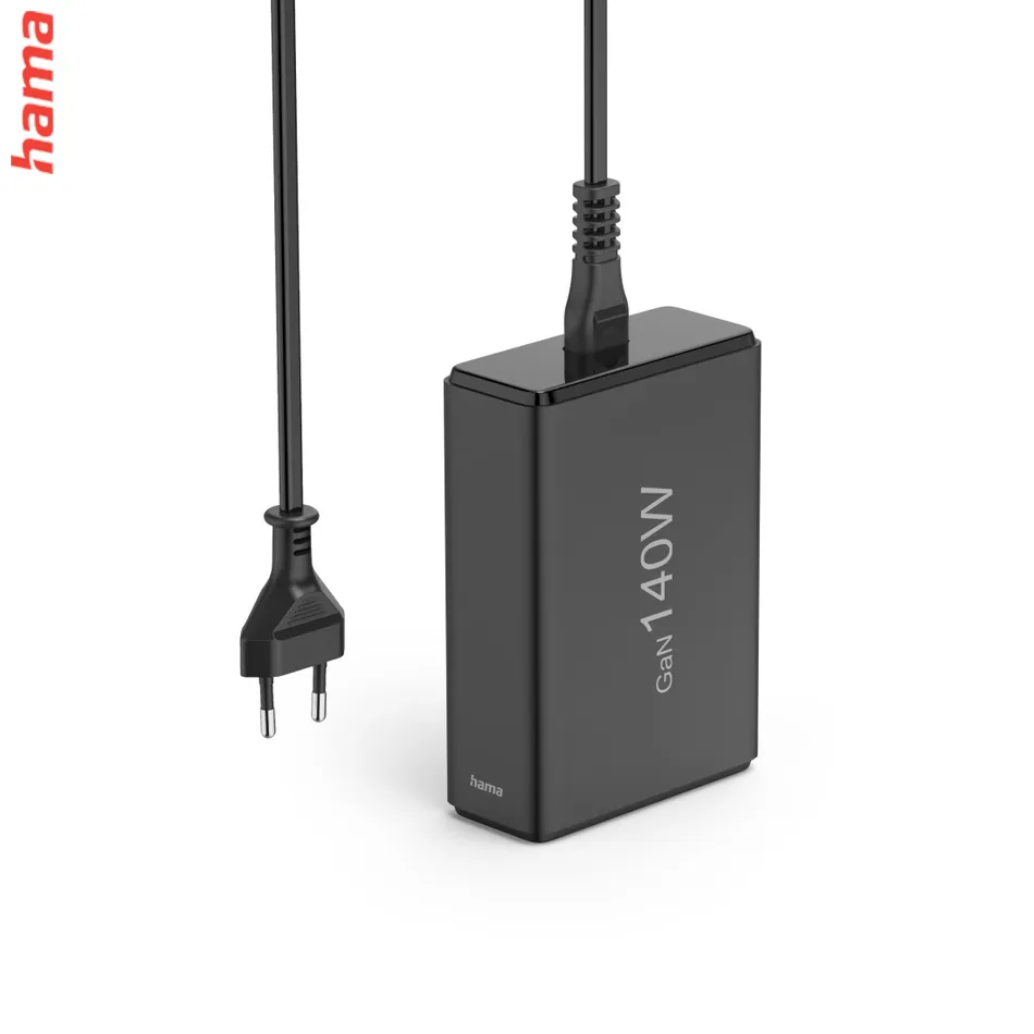 Hama USB nabíjacia stanica GaN, 3x USB-C PD, 2x USB-A (1x QC), 140 W