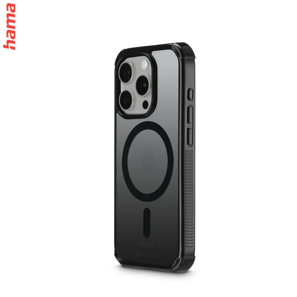 Hama Extreme Protect, kryt pre Apple iPhone 15 Pro, magnetický, D3O®, čierny