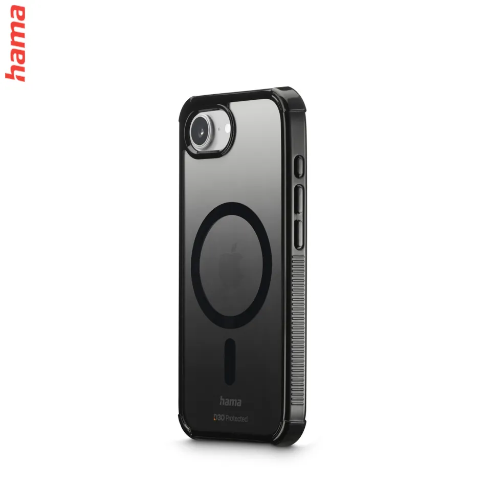 Hama Extreme Protect, kryt pre Apple iPhone 16 Plus, magnetický, D3O®, nezažltne, priehľadný