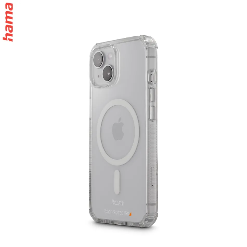 Hama Extreme Protect, kryt pre Apple iPhone 13, magnetický, D3O®, nezažltne, priehľadný