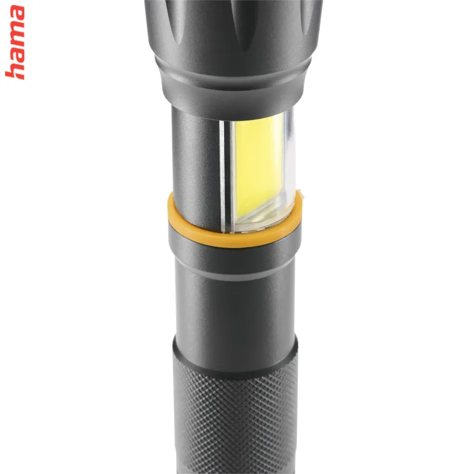 Hama Basic FL-92, LED baterka, čierna