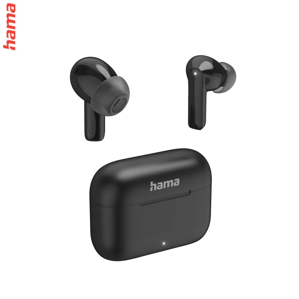 Hama Bluetooth slúchadlá Passion Clear II, štuple, ANC/ENC, aplikácia, čierne