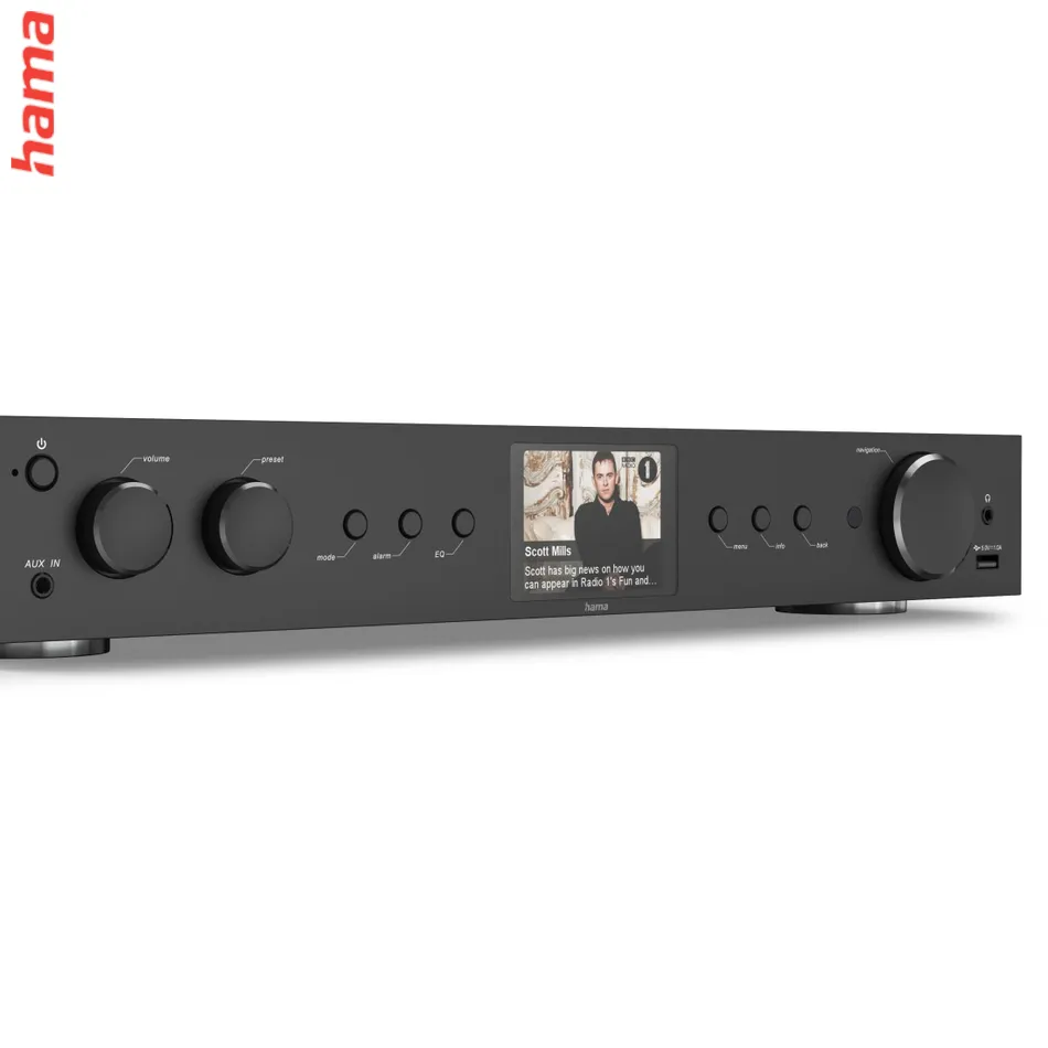 Hama digitálne a internetové rádio DIT2105SBTX, Hi-Fi tuner, DAB+/FM/BT RX-TX, App ovládanie
