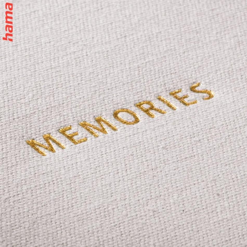 Hama Jumbo album „MEMORIES“, 30x30 cm, 50 čiernych strán, sivý