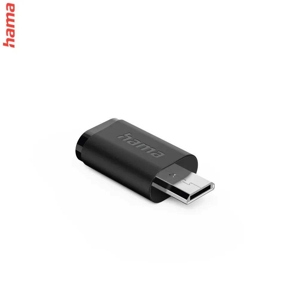 Hama redukcia micro USB na USB-C, kompaktná, 3 ks