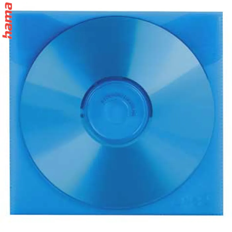 Hama ochranné obaly na CD/DVD, polypropylén, farebné, balenie 100 ks (cena za balenie)
