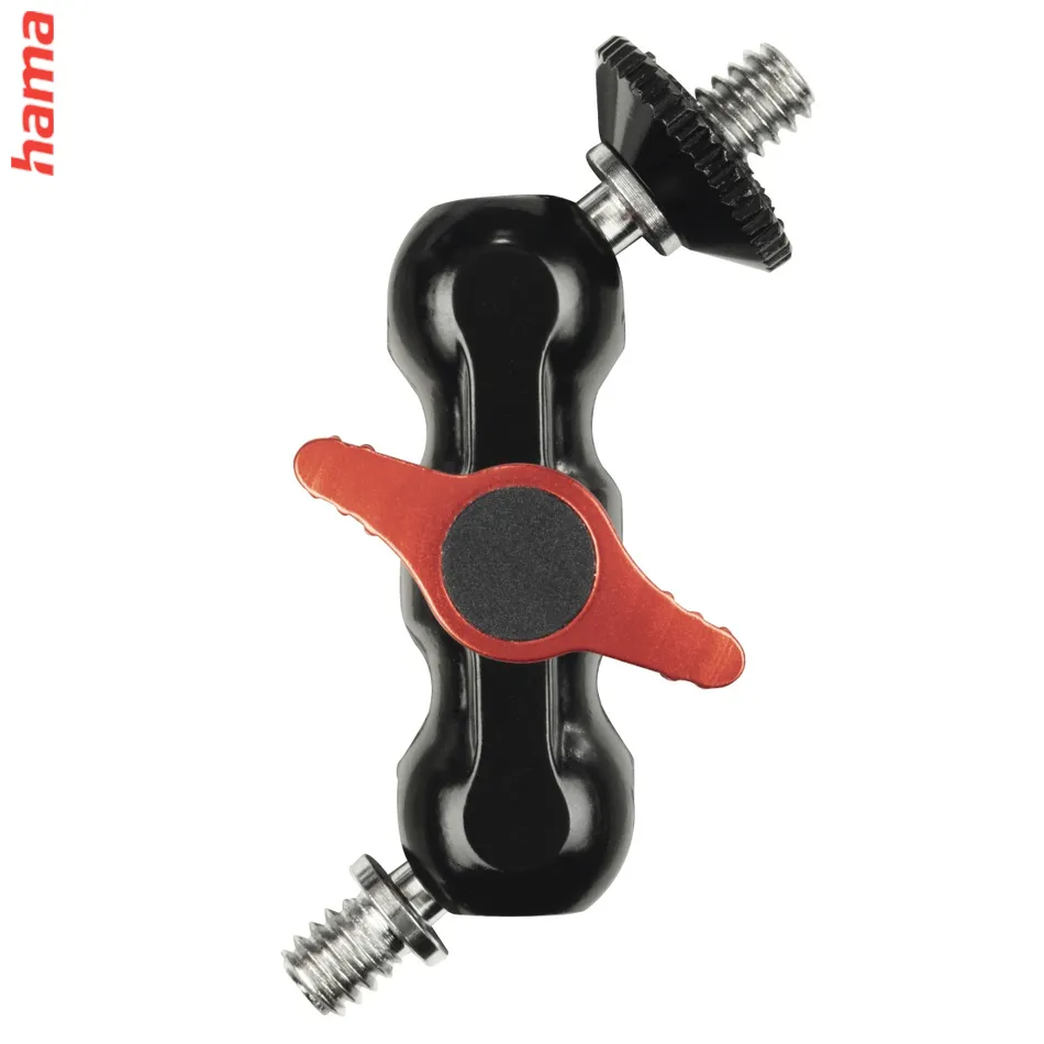 Hama Twin Ball 72, rameno s 2 guľovými kĺbmi pre kruhové LED svetlá, 2x 1,4