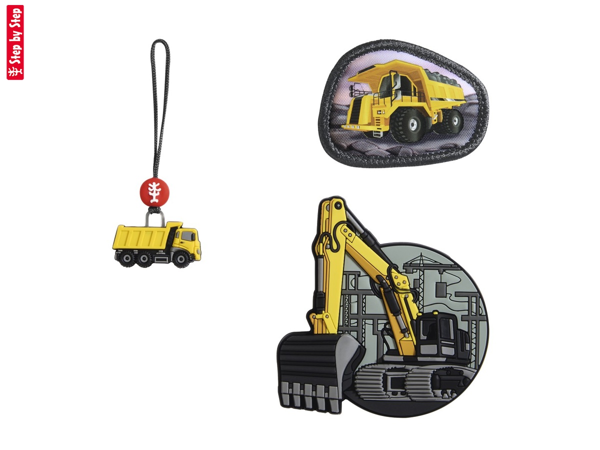 Doplnkový set obrázkov MAGIC MAGS, Bagger Rocco, pre aktovky a ruksaky Step by Step