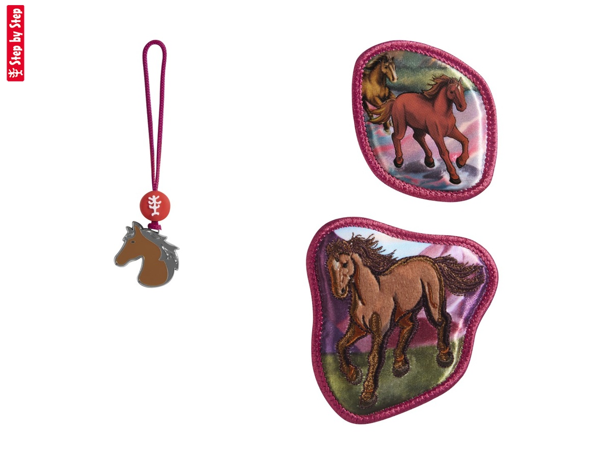 Doplnkový set obrázkov MAGIC MAGS, Wild Horse Nora, pre aktovky a ruksaky Step by Step