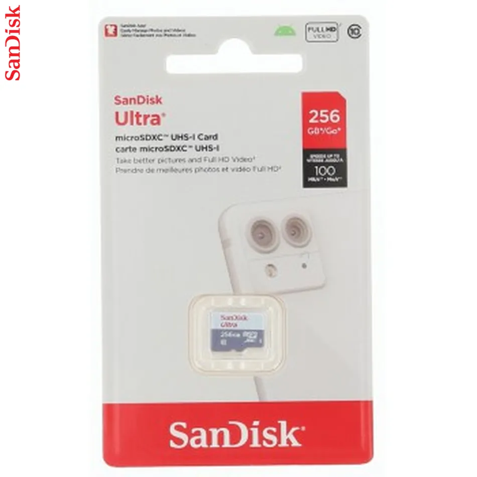 SanDisk Ultra microSDXC 256 GB 100 MB/s Class 10 UHS-I