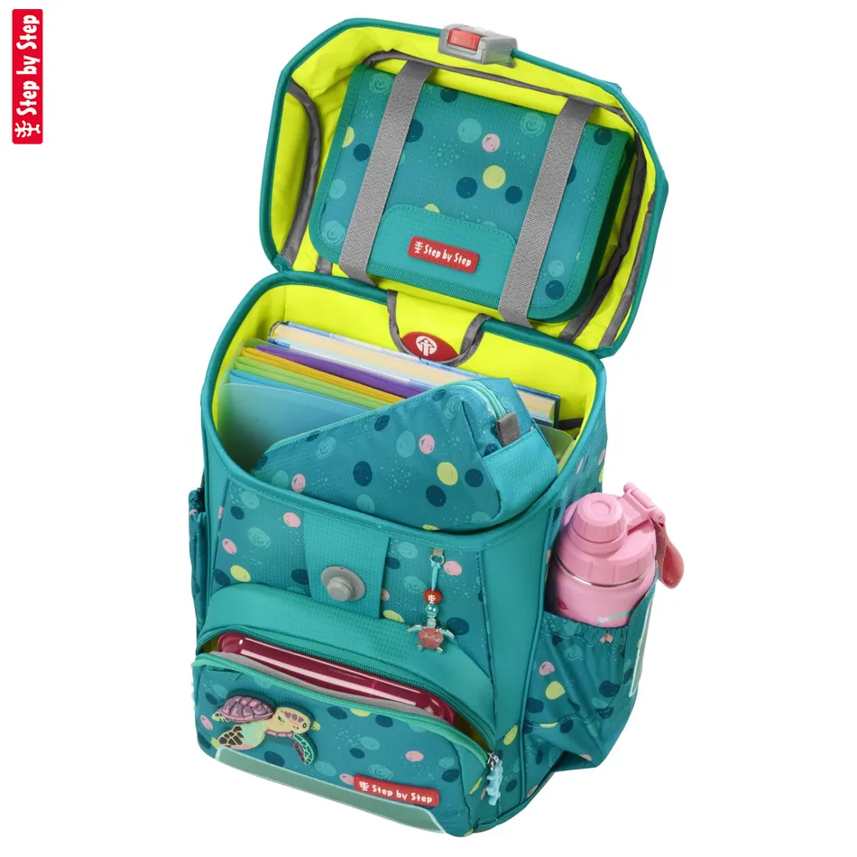 Školská aktovka Step by Step CLOUD, Turtle Josie - 5-dielny set, AGR certifikát