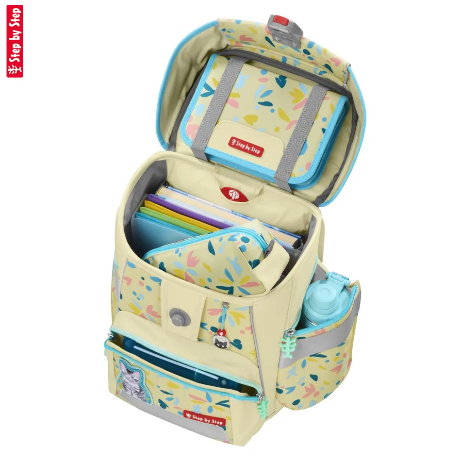 Školská aktovka-taška Step by Step SPACE, Cat Lilly - 5-dielny set, AGR certifikát