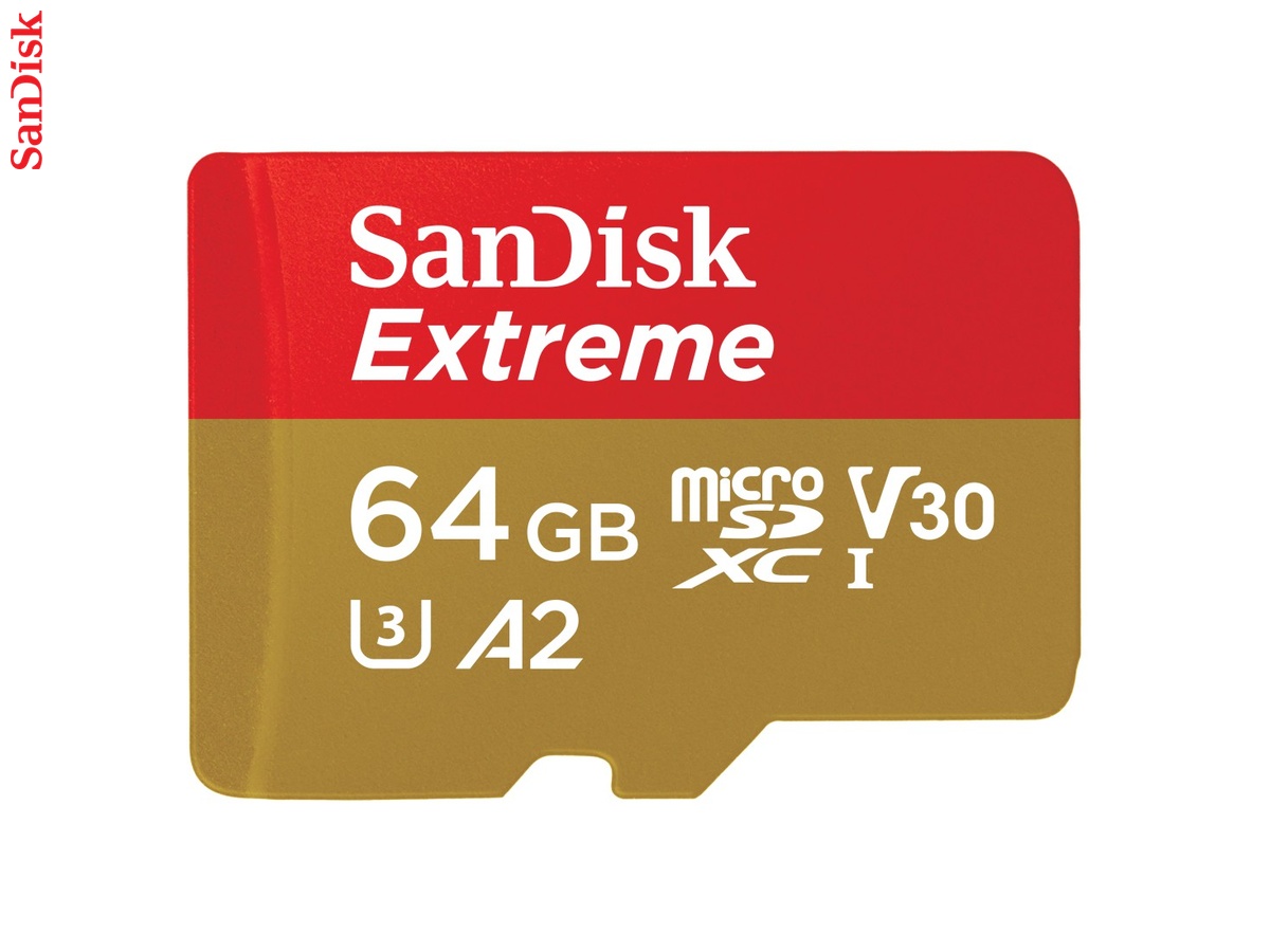 SanDisk microSDXC Extreme 64 GB (A2/ V30/ U3/ R170/ W80)