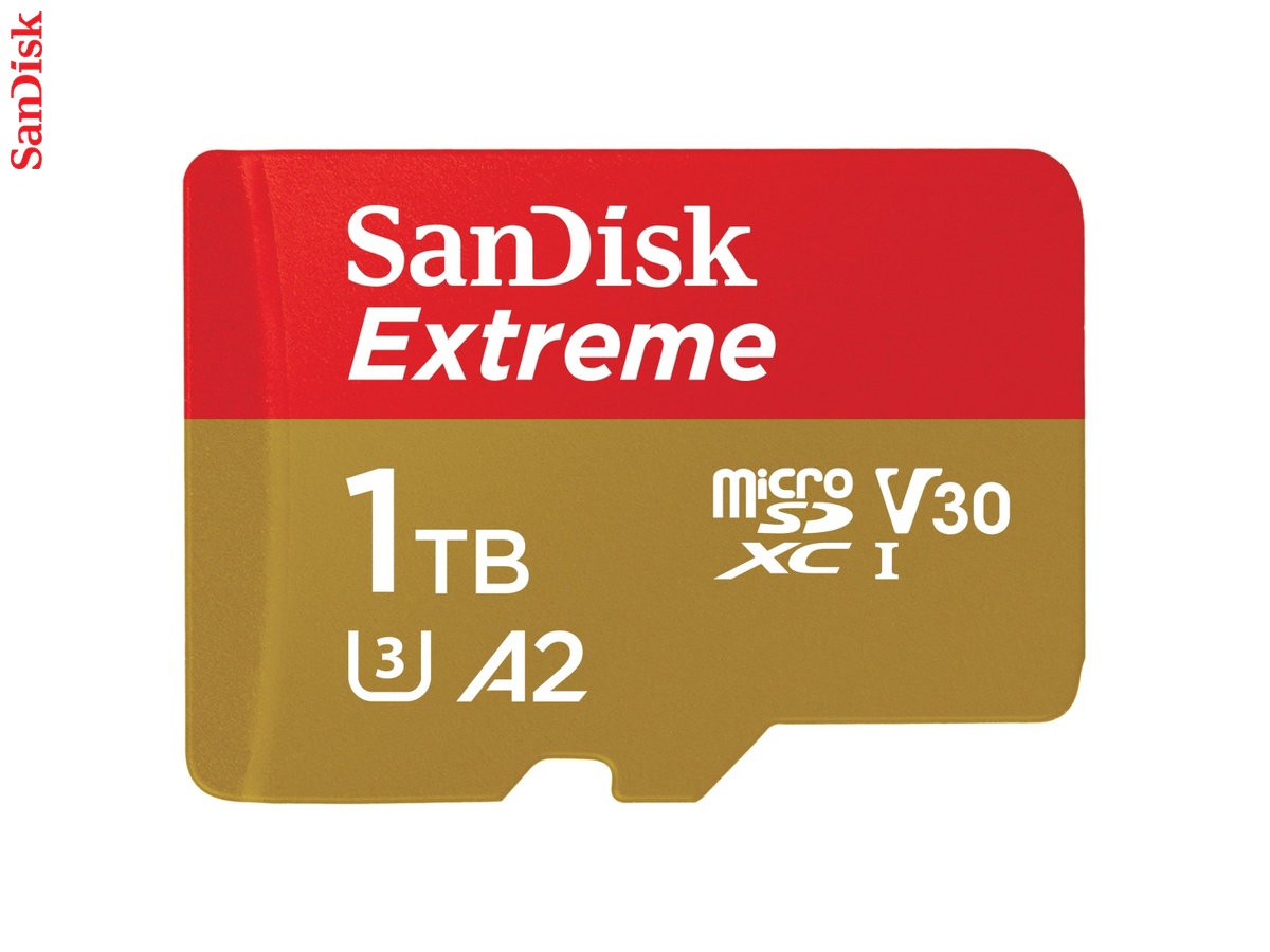 SanDisk microSDXC Extreme 1 TB (A2/ V30/ U3/ R190/ W130)