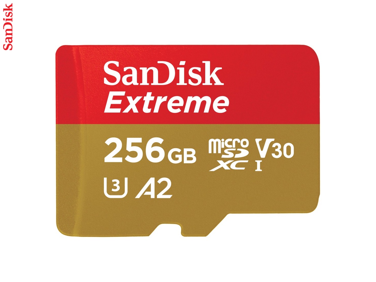 SanDisk microSDXC Extreme 256 GB (A2/ V30/ U3/ R190/ W130)