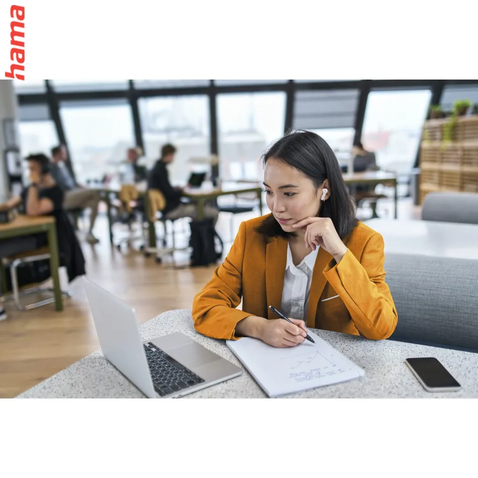 Hama Bluetooth slúchadlá Passion Clear II, štuple, ANC/ENC, aplikácia, biele