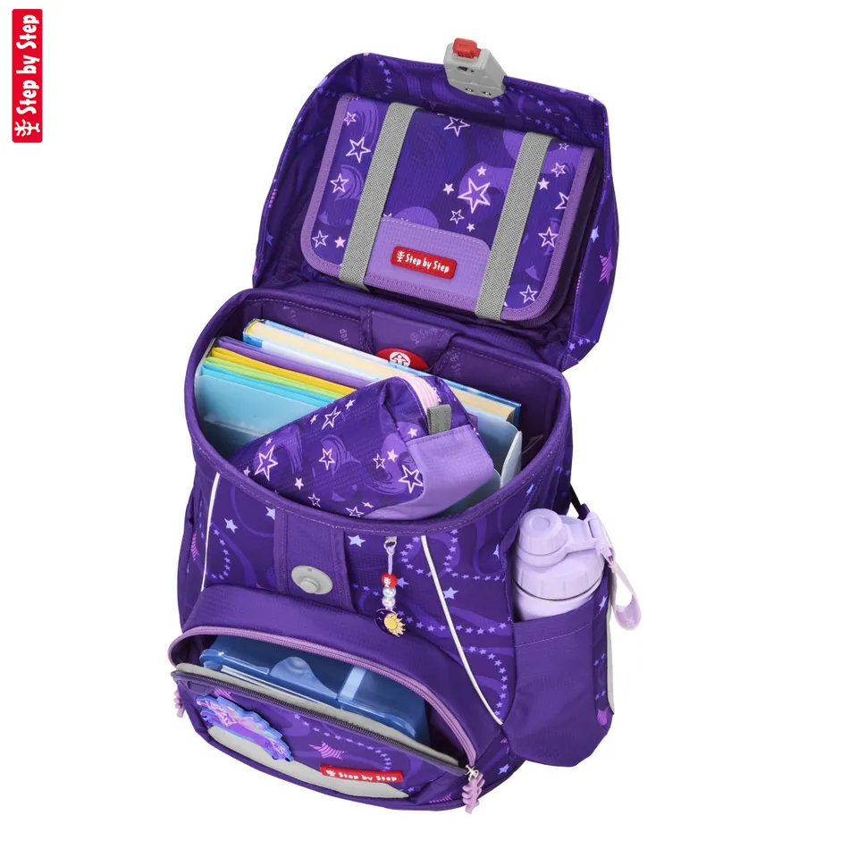 Školská aktovka Step by Step FIT, Pegasus Emily - 5-dielny set, AGR certifikát