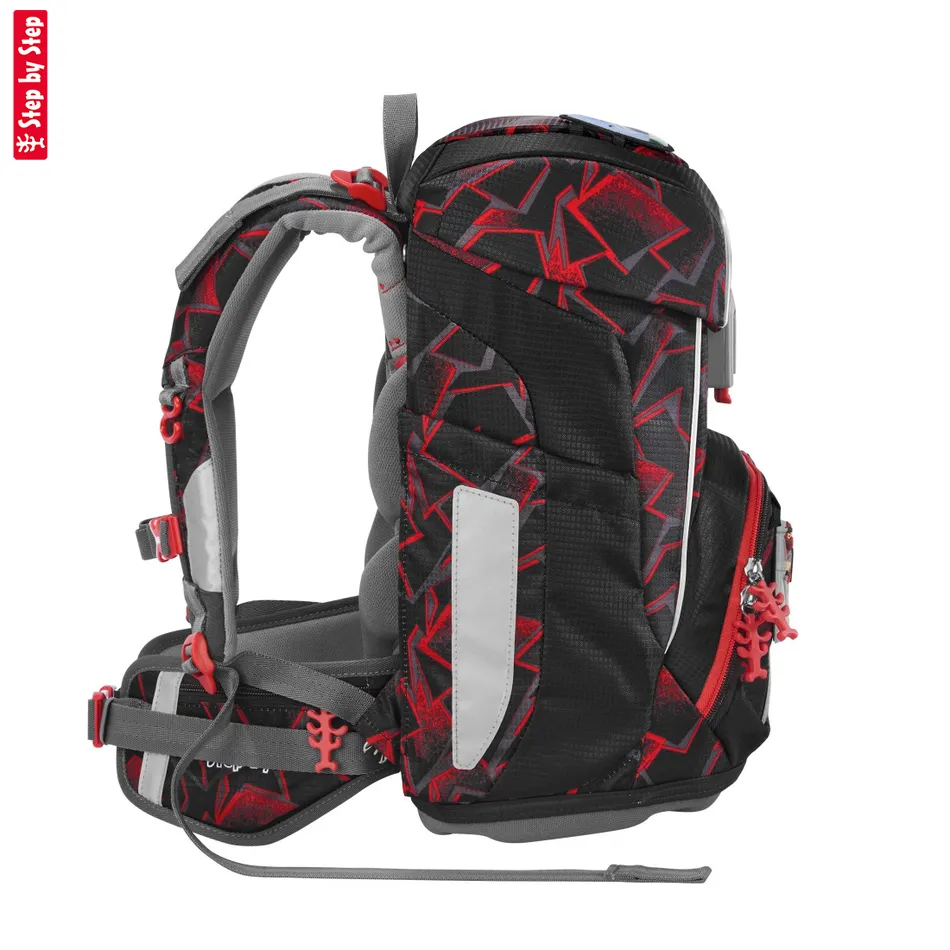 Step by Step školská taška FIT Ninja Yuma – 5-dielny set s AGR certifikátom