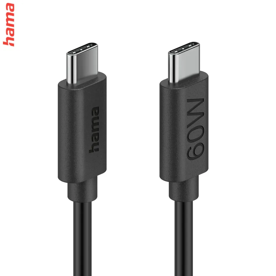 Hama USB-C 2.0 kábel, 1,2 m, Ecosential