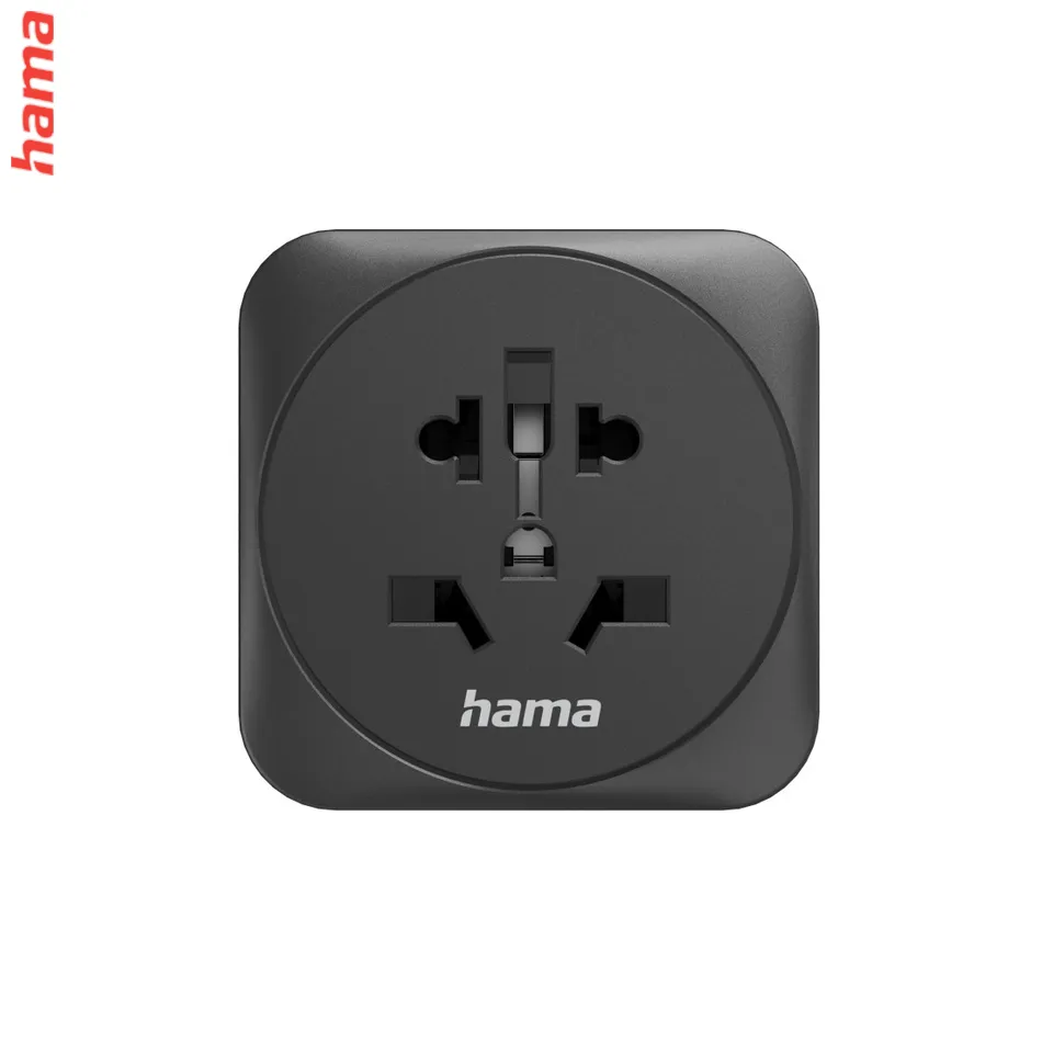 Hama zásuvkový adaptér univerzálny do EU, 3-pól., USB-A/USB-C PD 20 W