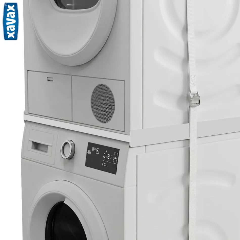 Xavax Stack Classic spojovací medzikus pre práčku/sušičku, do 250 kg, biely