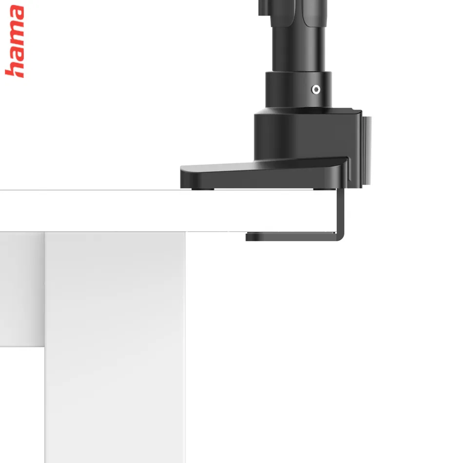 Hama stolný držiak monitoru+ďalších 3 zariadení, pre streaming/gaming, výškovo nastaviteľný, otočný