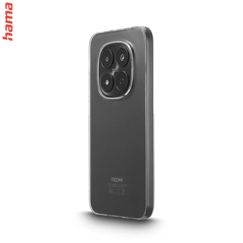 Hama priehľadný obal na Xiaomi Redmi Note 15 Pro 5G, Always Clear