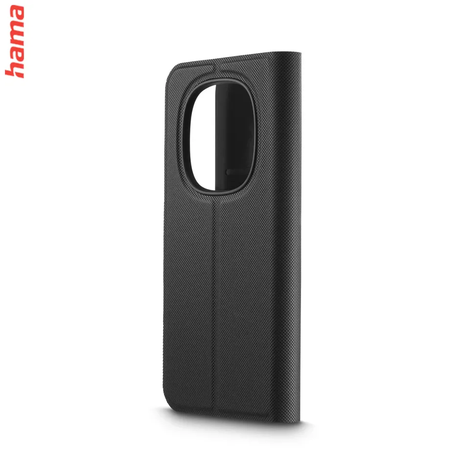 Hama Xiaomi Redmi Note 15 Pro 5G obal, čierne knižkové puzdro, Daily Protect
