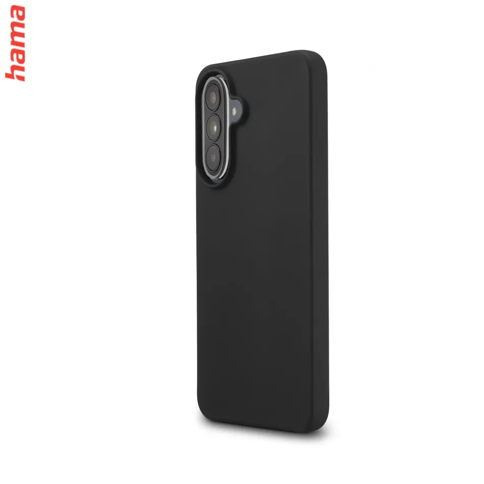 Hama čierny kryt na mobil Samsung Galaxy A37 5G, Fantastic Feel, hebký povrch