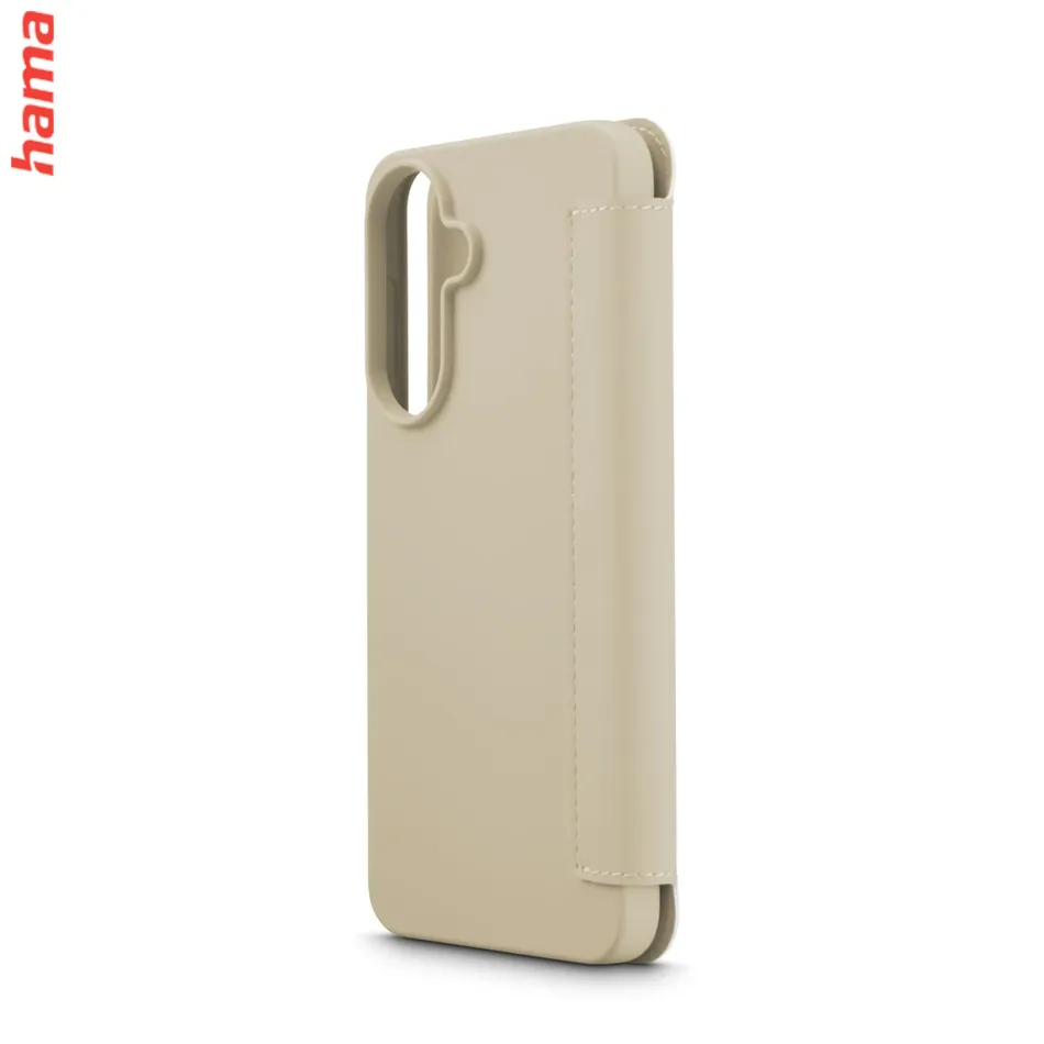 Hama béžový obal na Samsung Galaxy A57 5G, Fantastic Feel, hebký povrch