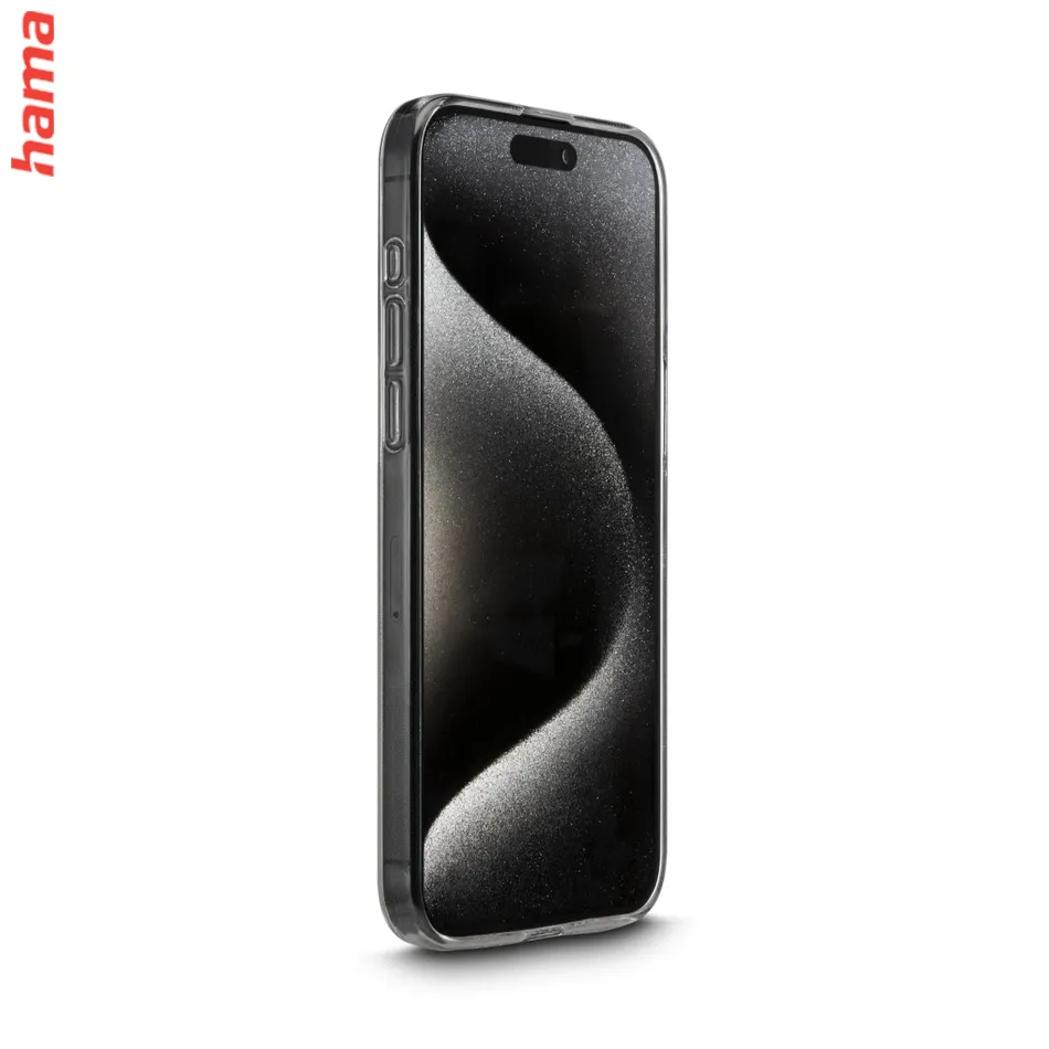 Hama priehľadný kryt na iPhone 15 Pro, Always Clear, z Nemecka