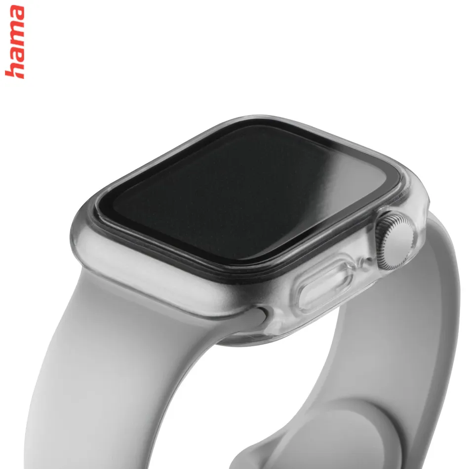 Hama ochranné puzdro na Apple Watch 10, 42 mm, priehľadné