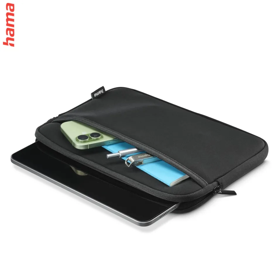 Hama Obal na tablet Neoprén s predným vreckom, 11 palcov, čierny