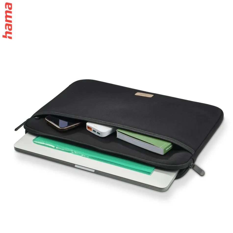 Hama Obal na notebook Jersey 40-41 cm (15,6 až 16,2 palca), čierny