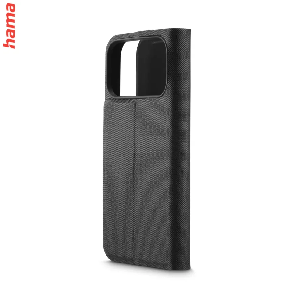Hama Obal na iPhone 17 Pro Max/18 Pro Max Daily Protect, knižkový čierny
