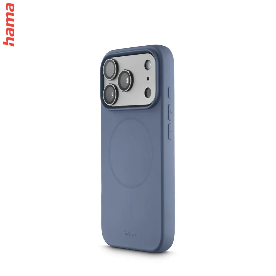 Hama Kryt na iPhone 17 Pro Max/18 Pro Max Fantastic Feel, magnetický modrý