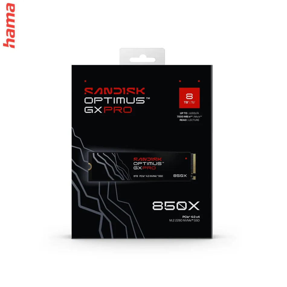 SanDisk Optimus GX PRO 850X 8 TB, interný NVMe SSD disk M.2, PCIe 4.0