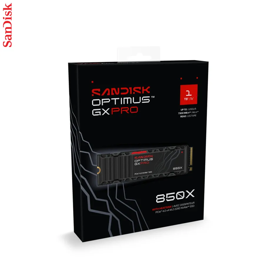 SanDisk Optimus GX PRO 850X 1 TB, interný NVMe SSD disk M.2 s chladičom