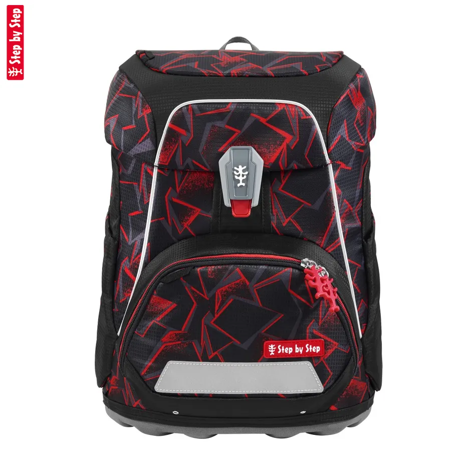 Step by Step školská taška FIT Ninja Yuma – 5-dielny set s AGR certifikátom