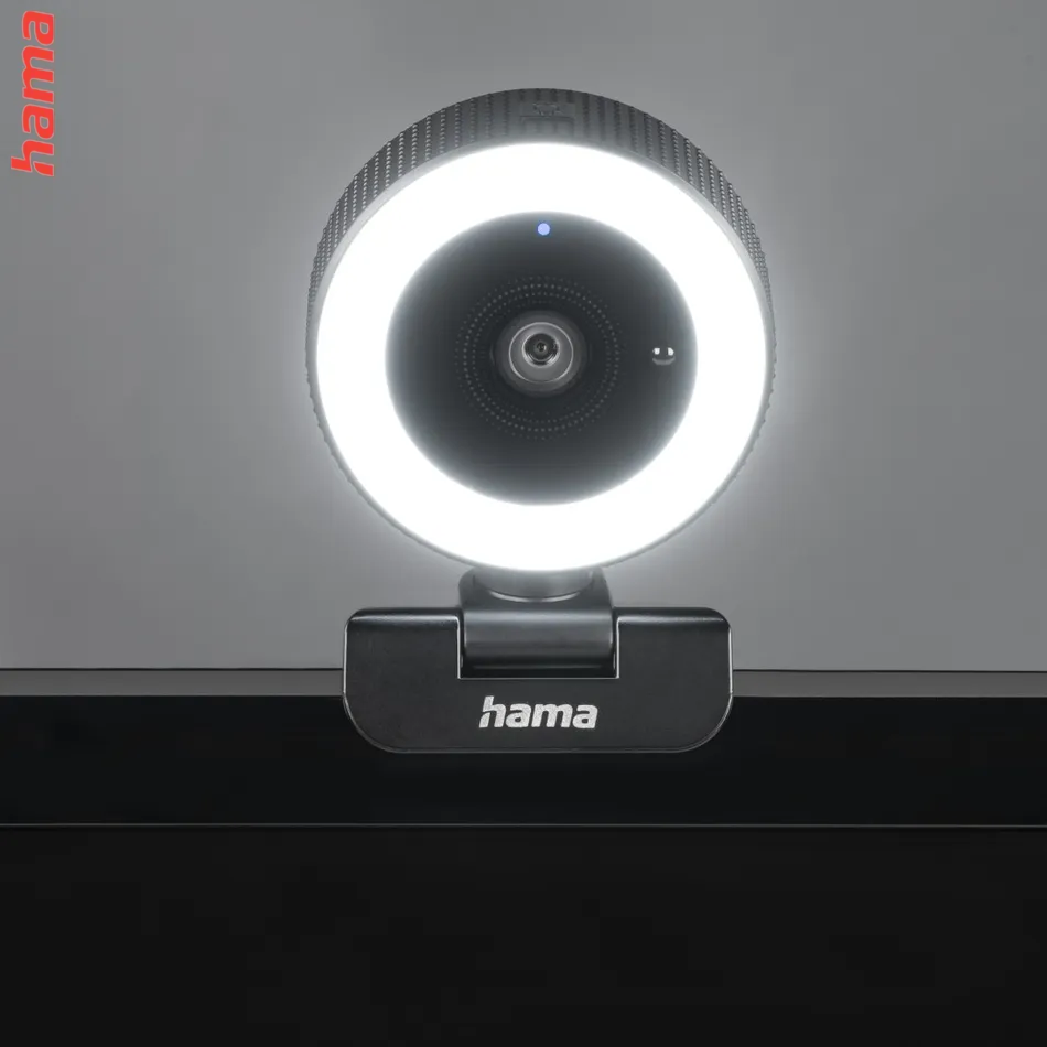 Hama PC webkamera s kruhovým svetlom X850 Pro, QHD, autofokus, diaľkový ovládač