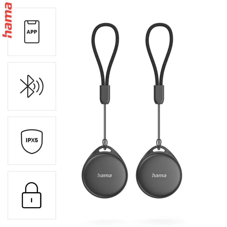 Hama Bluetooth® lokalizátor pre Google Android a Apple iOS, set 2 ks