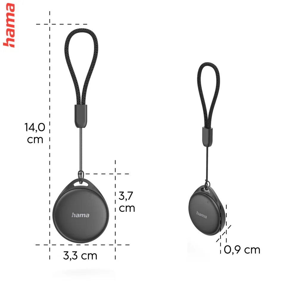 Hama Bluetooth® lokalizátor pre Google Android a Apple iOS, set 2 ks