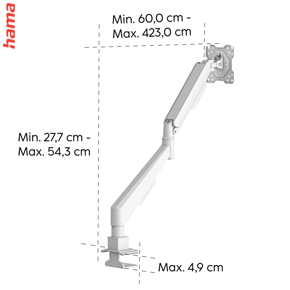 Hama stolný držiak pre 1 monitor 35