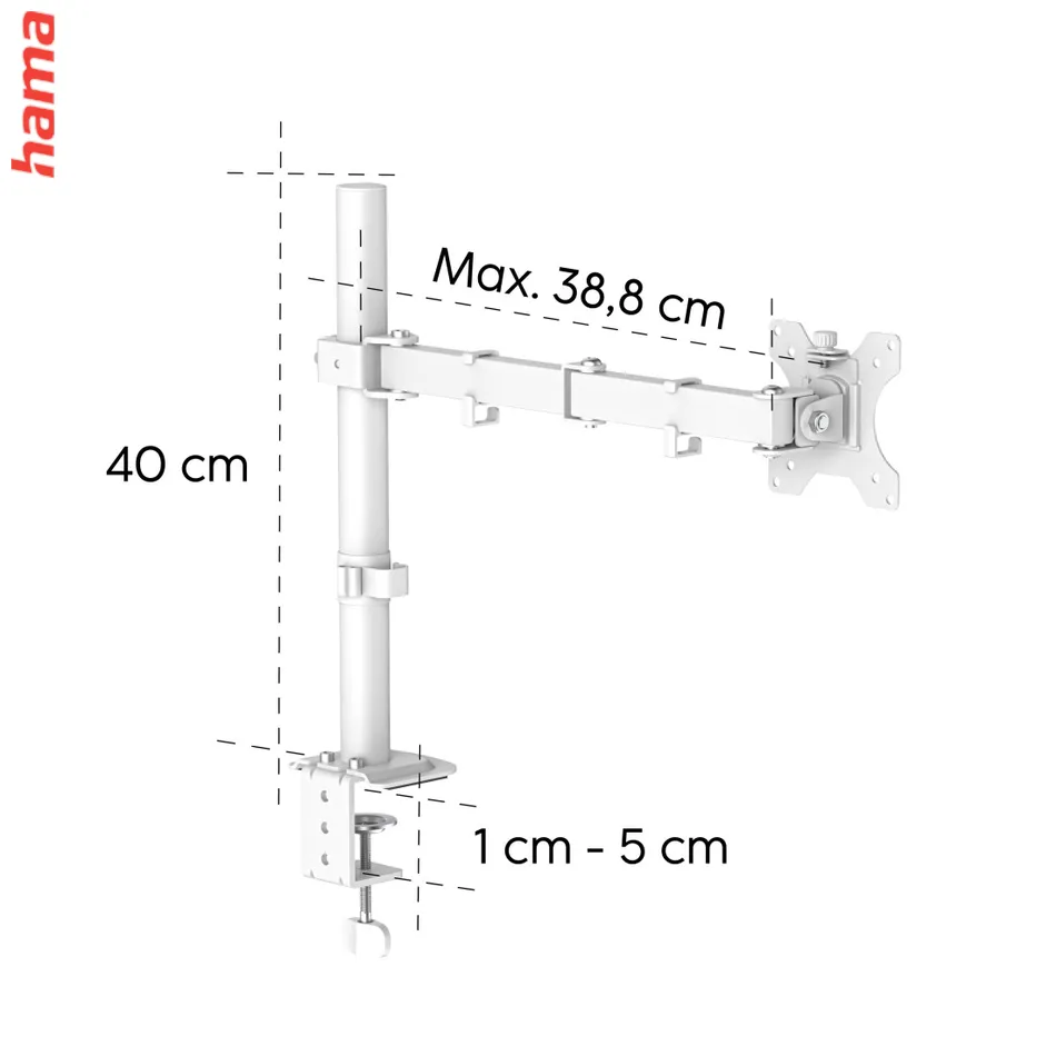 Stolný držiak Hama pre 1 monitor 35