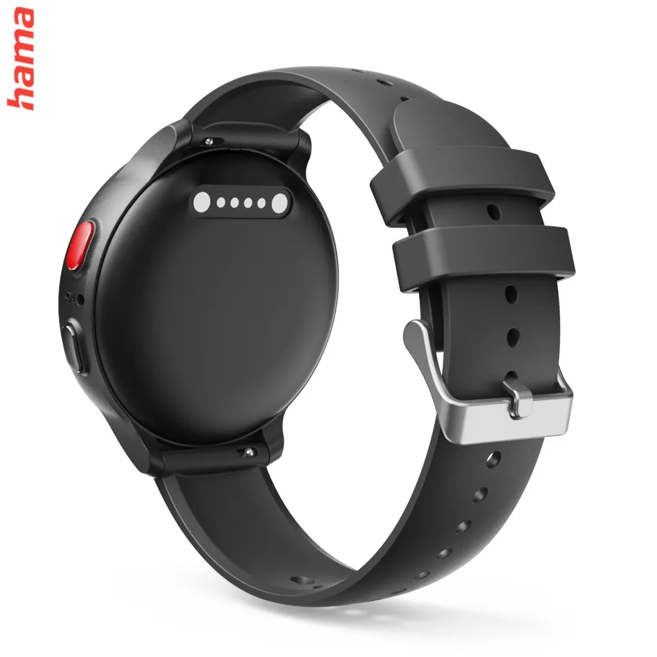Detské smart hodinky, SIM, GPS, SOS tlačidlo, hlasové/video hovory, čierne