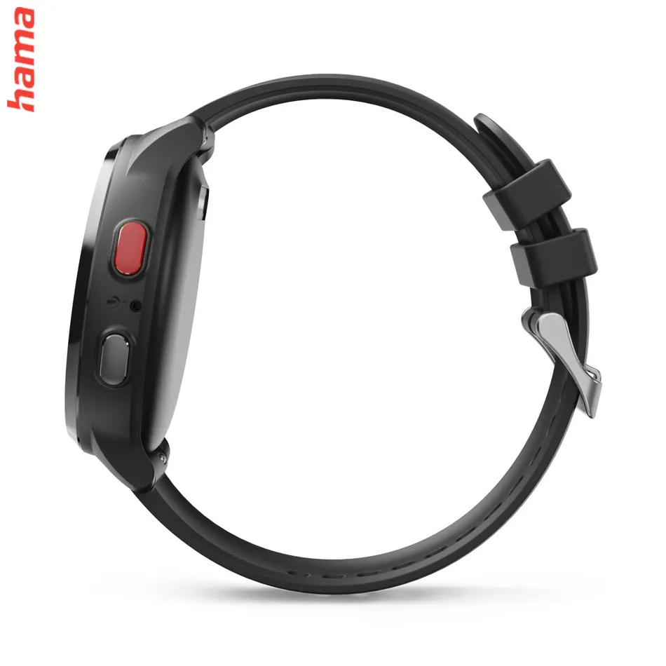Detské smart hodinky, SIM, GPS, SOS tlačidlo, hlasové/video hovory, čierne