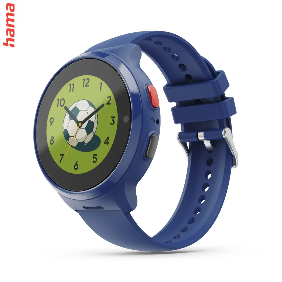 Detské smart hodinky, SIM, GPS, SOS tlačidlo, hlasové/video hovory, modré