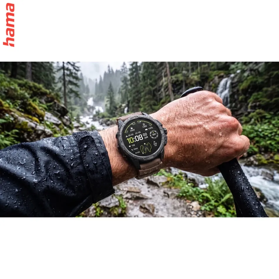Smart hodinky 9090, outdoorové, GPS, offline mapy, 47 mm, 5 ATM