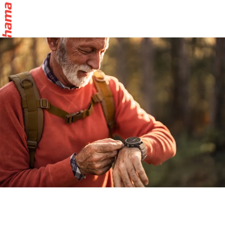 Smart hodinky 9090, outdoorové, GPS, offline mapy, 47 mm, 5 ATM